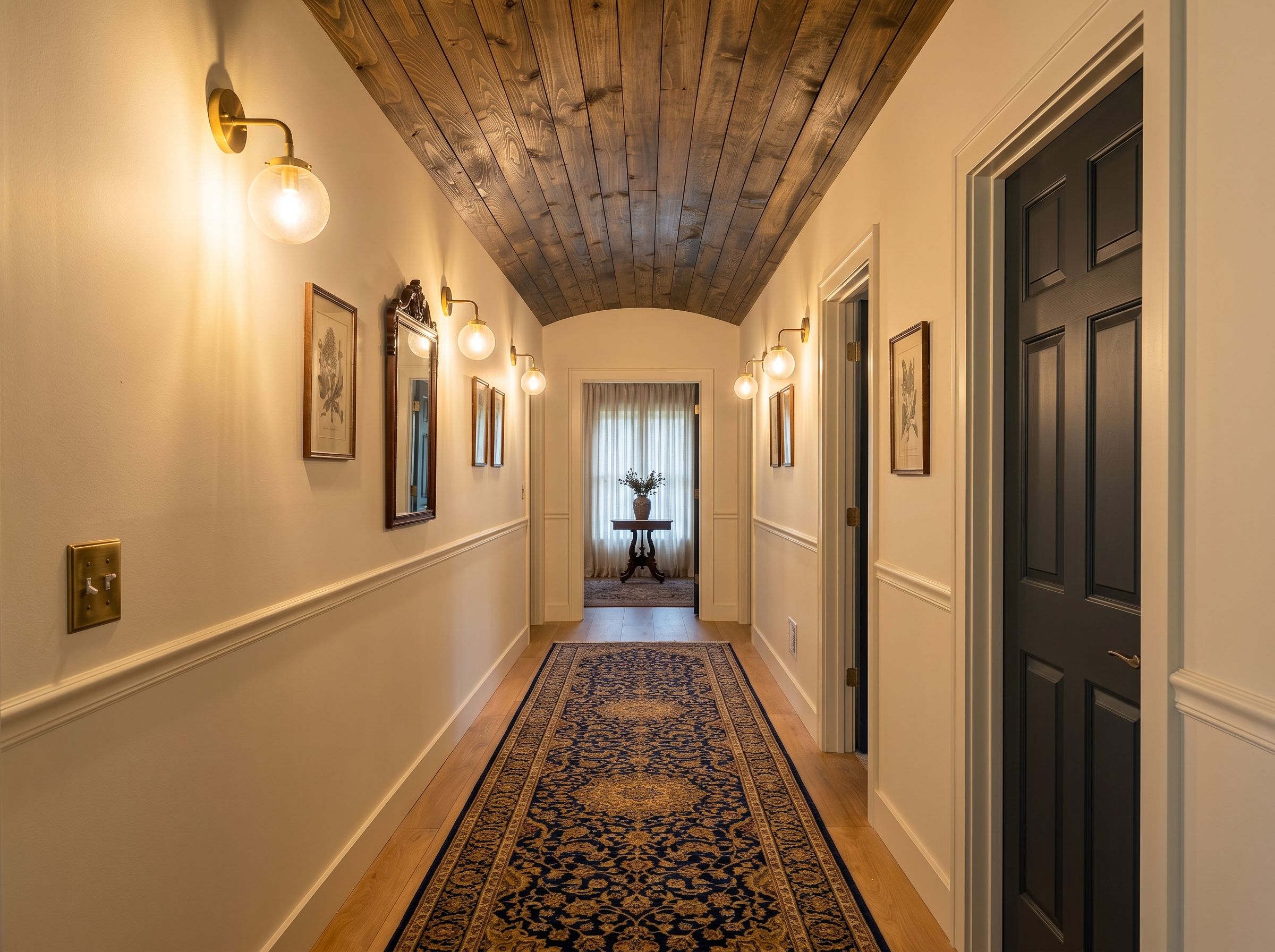 Barrel vault hallway — May Construction